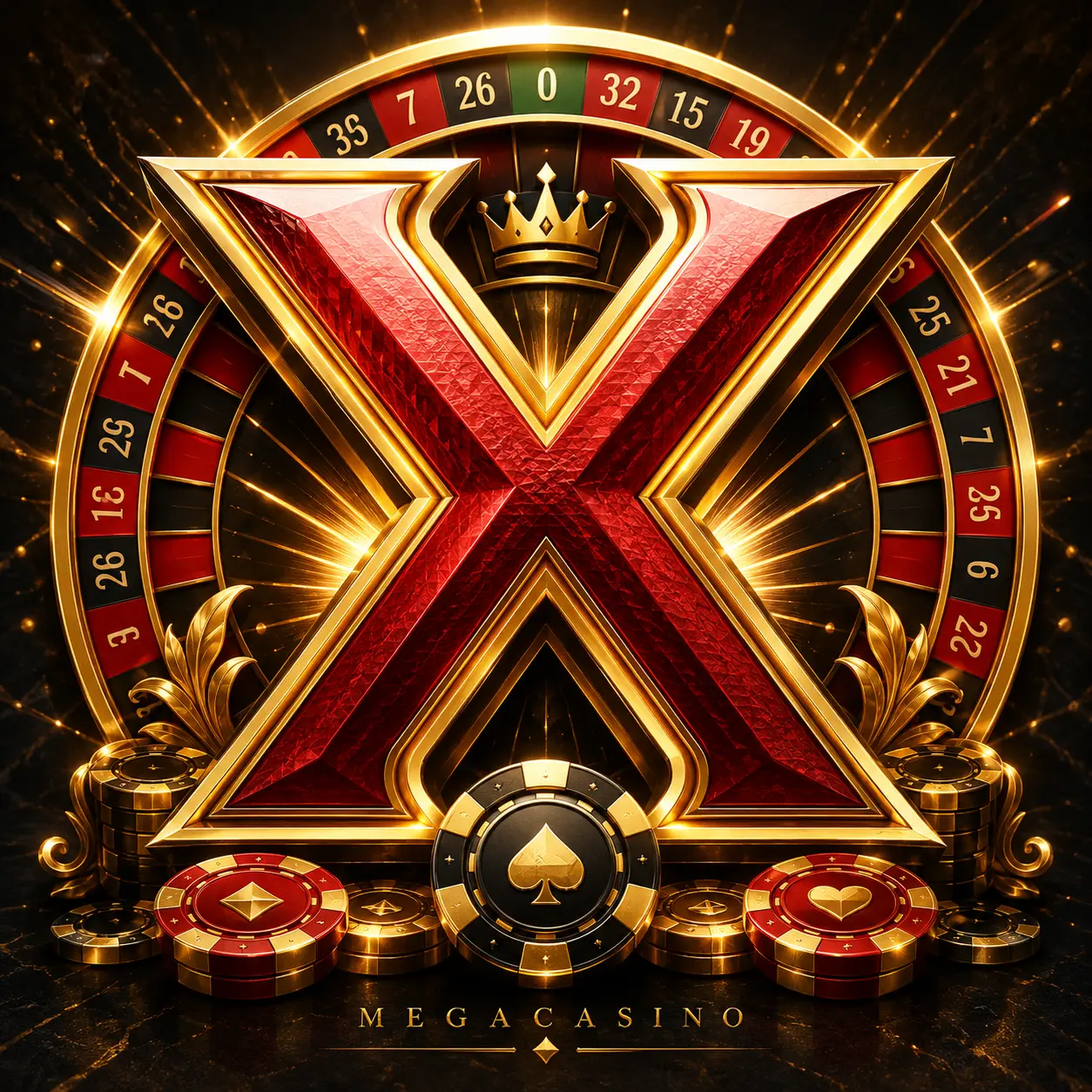 Megacasino X logo